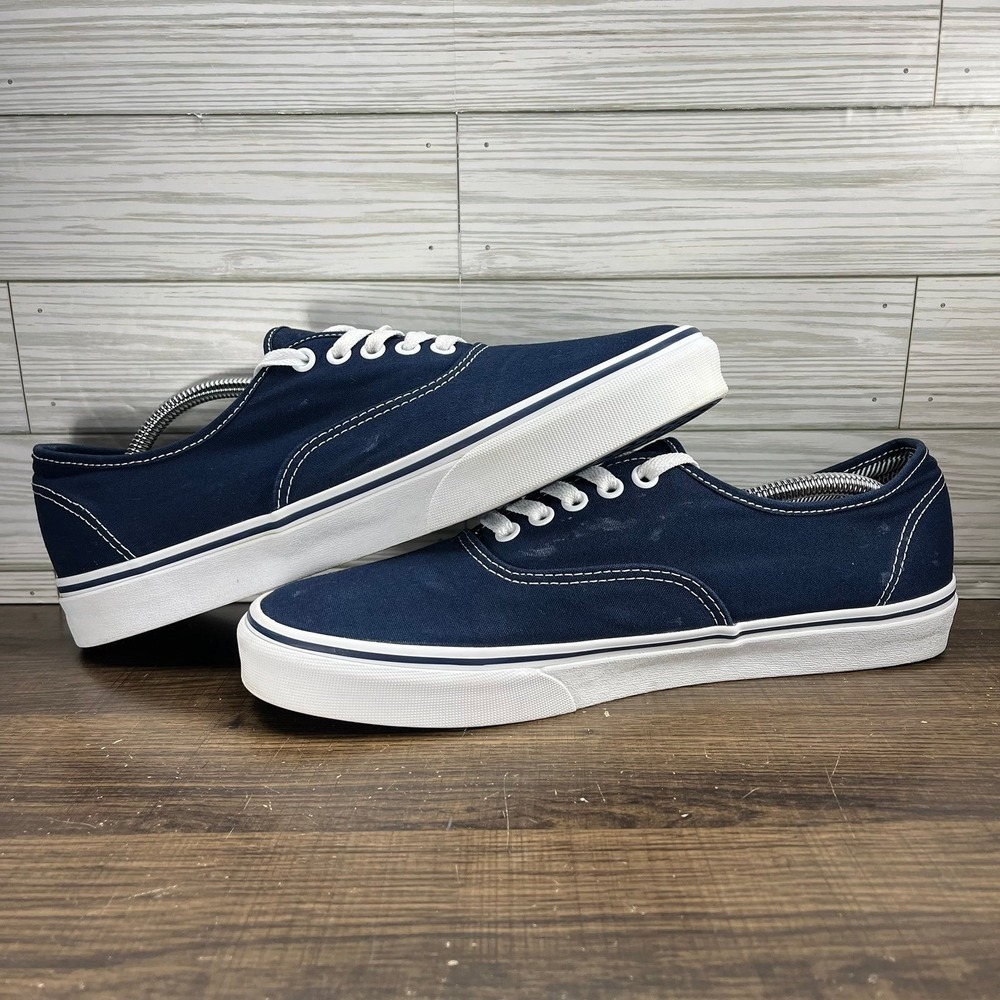 Vans Authentic Blue Shoes - M 11.5 - W 13 - Picture 4 of 9
